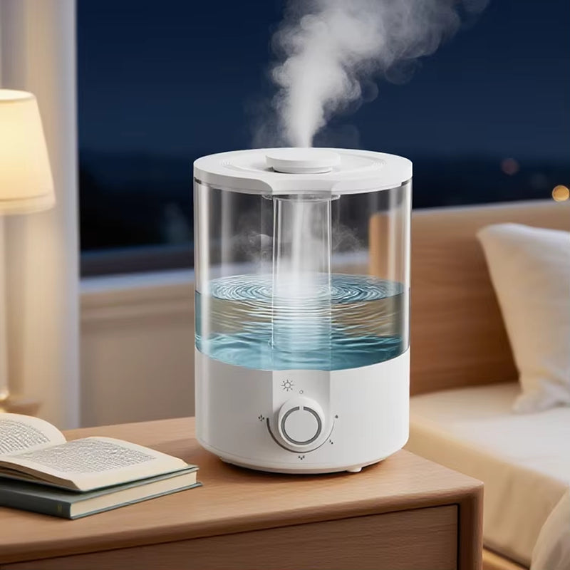 2.5L Portable Ultrasonic Cool Mist Humidifier with Aromatherapy for Home and Baby Room Use