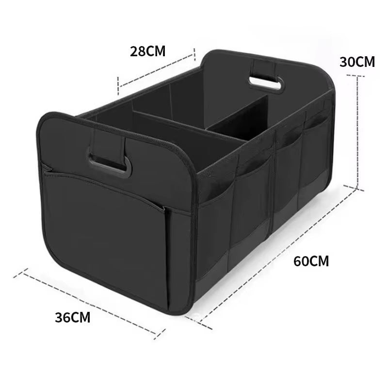 Car Storage Box, Trunk Storage Box, Car Storage, Large-Capacity Foldable Oxford Cloth Storage Box