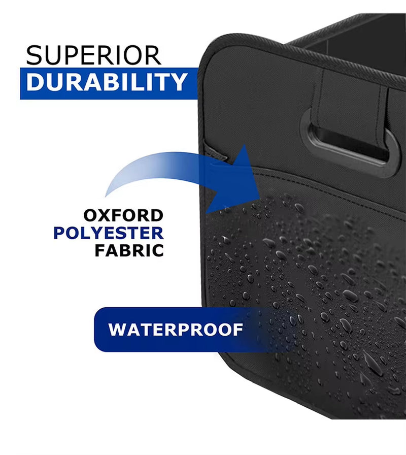 Car Storage Box, Trunk Storage Box, Car Storage, Large-Capacity Foldable Oxford Cloth Storage Box