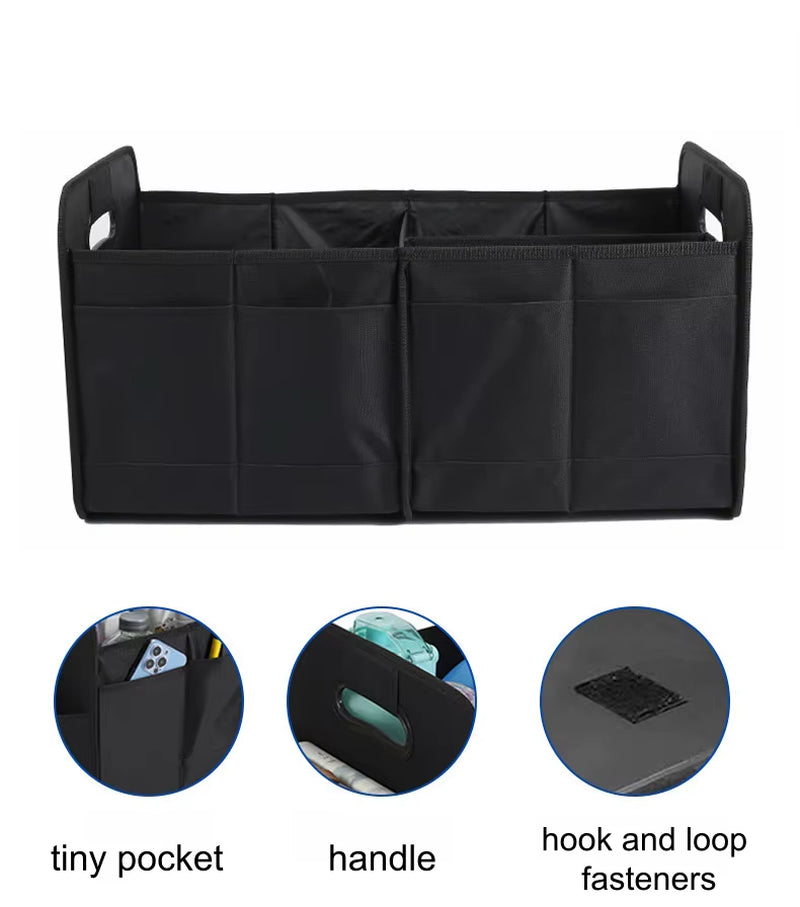 Car Storage Box, Trunk Storage Box, Car Storage, Large-Capacity Foldable Oxford Cloth Storage Box