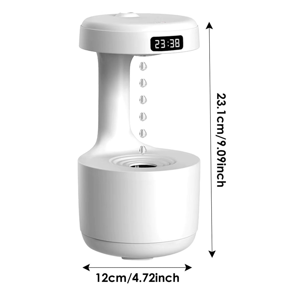 800ML Gravity Water Droplets Diffuser with LED Display