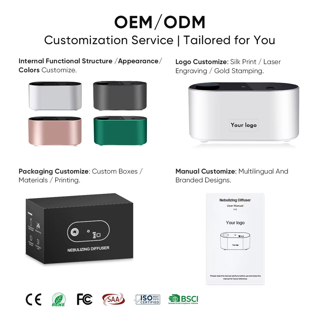 Waterless Aroma Diffuser for Pure Essential Oils