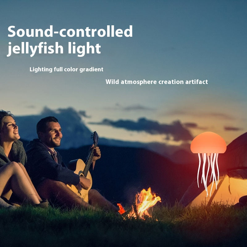 Jellyfish Mood Lamp: Elegant LED Night Light for Relaxation and Home Decor